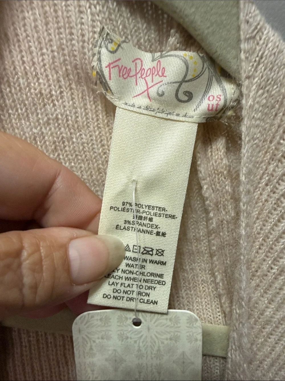 NWT Free People Blanket Duster Wrap O/S